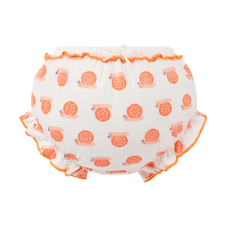 Cotton Baby Girl Panties Kids Infant Newborn Bow Underpants Wear Outside Fashion Shorts For Children Soft Briefs 3 Piece/Lot