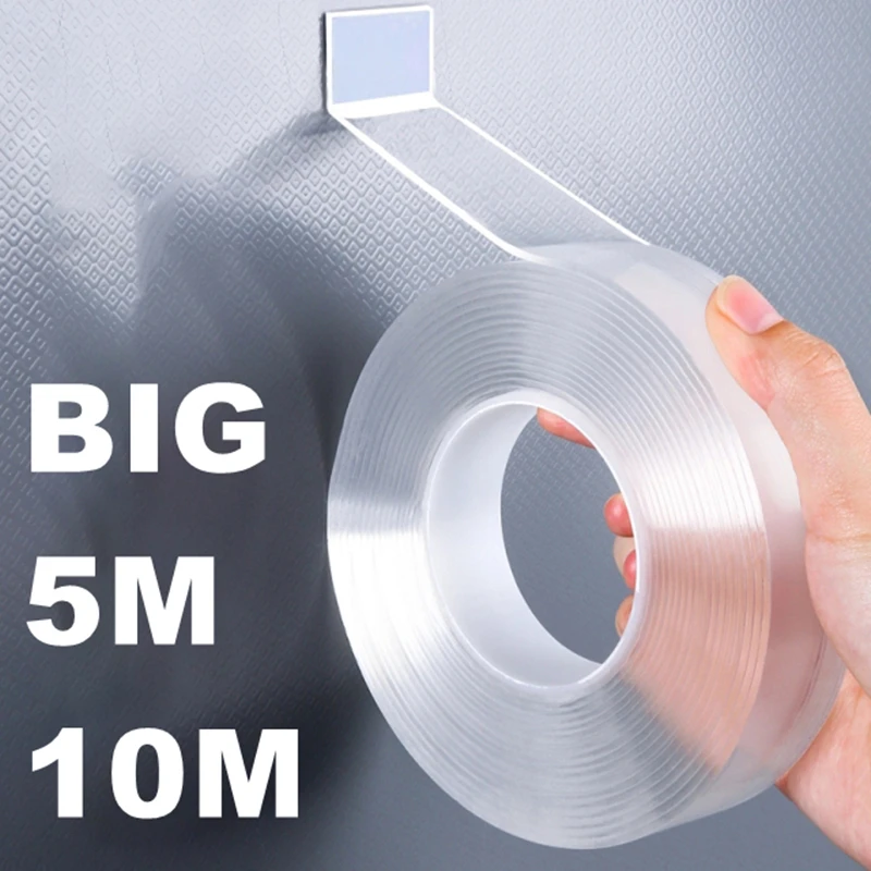1mm Cinta Doble Cara Nano Tape Transparente Cintas Adhesivas