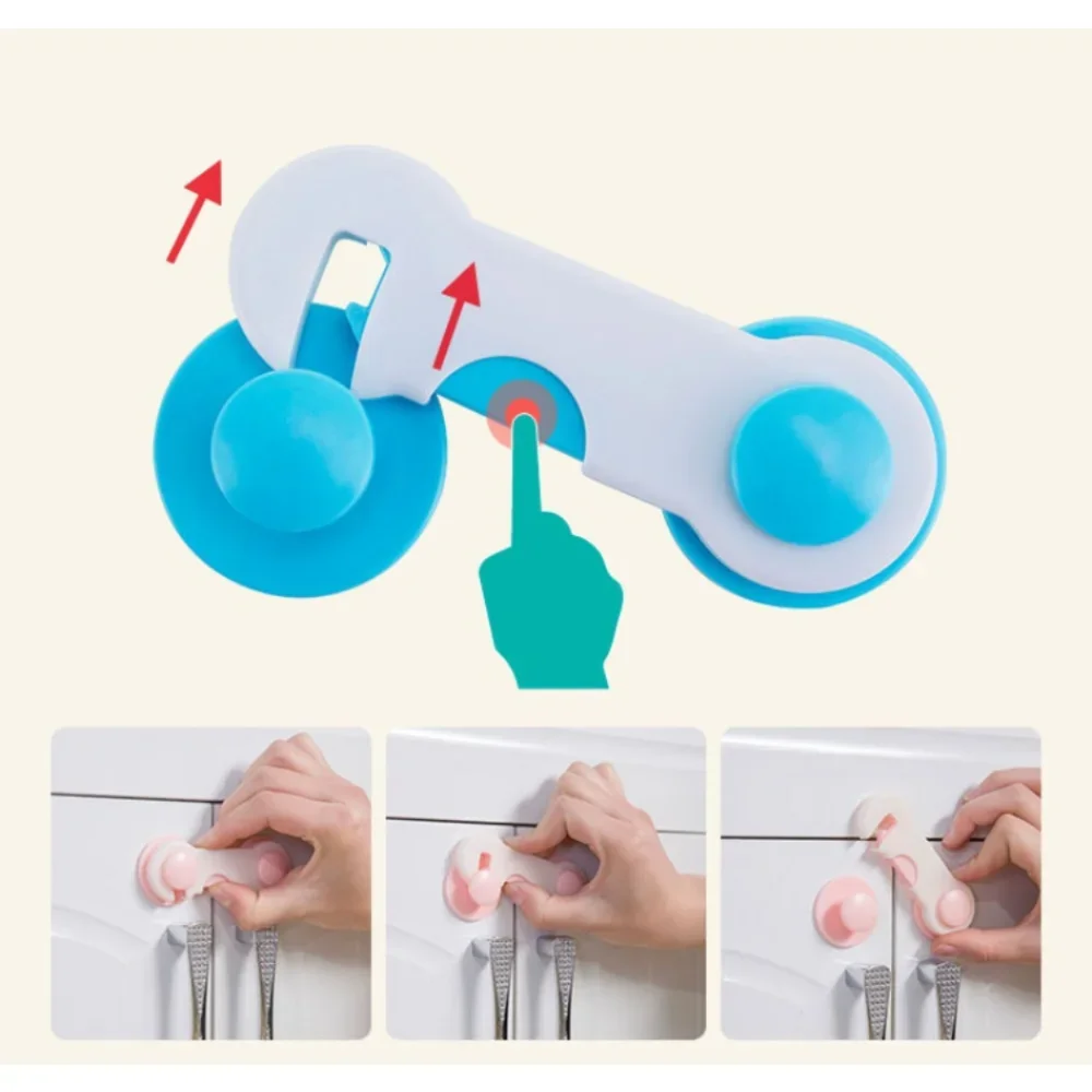 Child Security Protective Device Kids Box Drawer Cupboard Cabinet Wardrobe Door Fridge Safety Lock