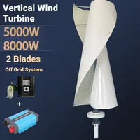 ฟรีพลังงาน 5000W 8000W 12V 24V 48V เครื่องกําเนิดไฟฟ้ากังหันลมแนวตั้ง Huose หลังคา 3 เฟส AC เครื่องกําเนิดไฟฟ้าแม่เหล็กถาวรในครัวเรือน 1