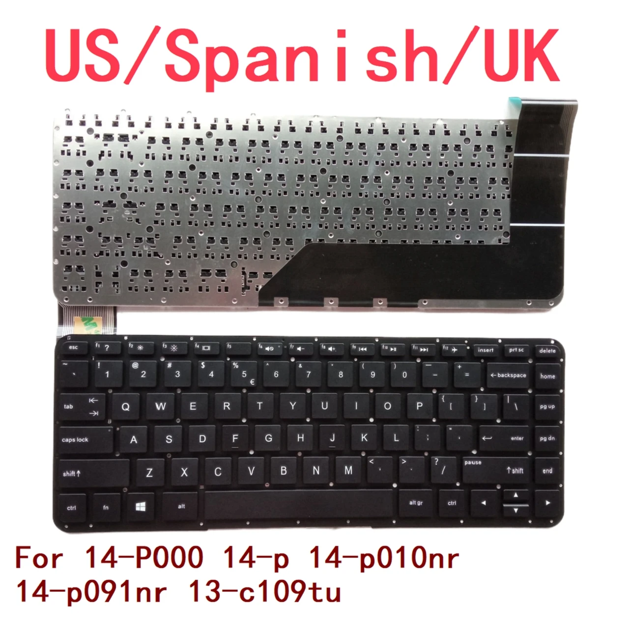 

Клавиатура для ноутбука HP 14-P000 14-p 14-p010nr 14-p091nr 13-c109tu