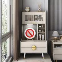 Coiffeuse de luxe avec baie vitrée, Table de maquillage pour balcon, Simple, petit appartement, chambre à coucher, rangement, meubles de chambre à coucher 5