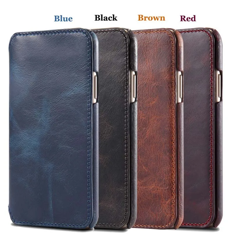 

Leather Phone Cases For Apple Iphone 13 12 Mini 11 Pro Xs Max Xr 8 7 Plus Se 2 3 Flip Cover Case With Card Protective Holster