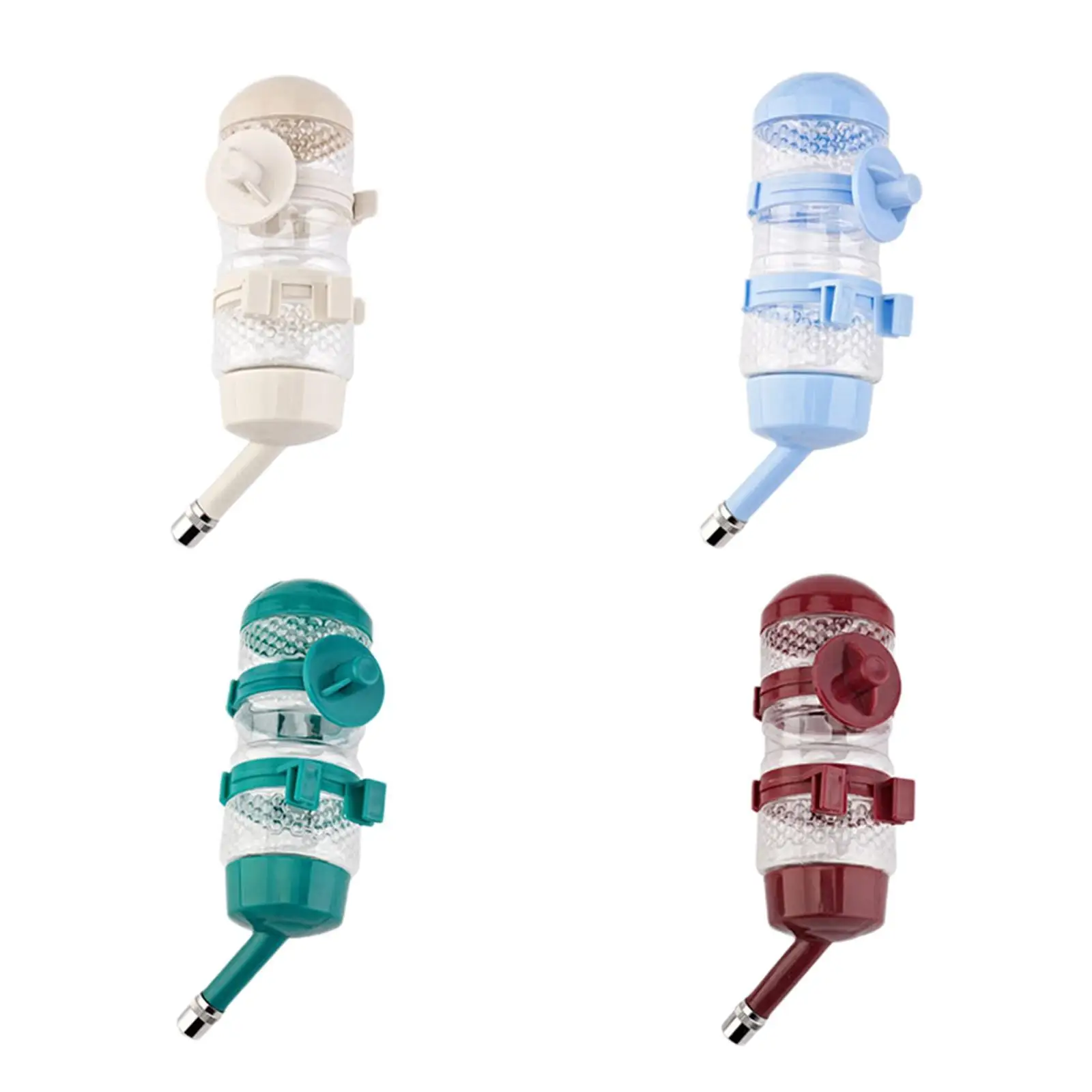Hanging Dog Water Bottle Hanging Multipurpose Dog Drinking Bottle Water Feeder Dispenser for Cats Rabbits Puppy Hamsters