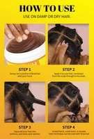 Hot 24 Hour Hold Braid Gel Frizz Control Fixative Oil Cornrow Mousse For Black Women Natural Locks And Twist Hair Styling Wax 2