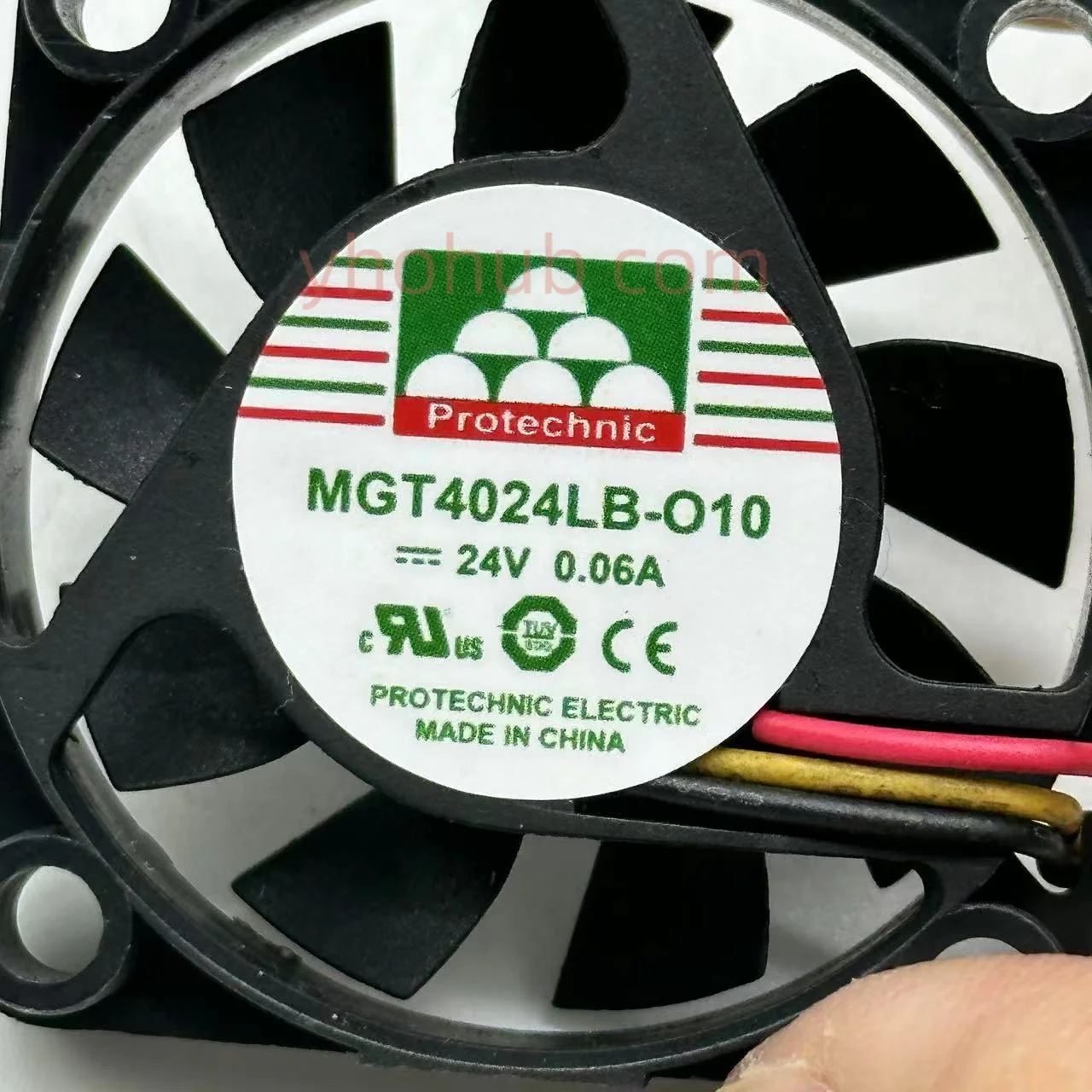 Magic Mgt4024lb-o10 dc 24v 0.06a 40x40x10 mm Ventilador de Refrigeração do Servidor de Fios - Imagem 4