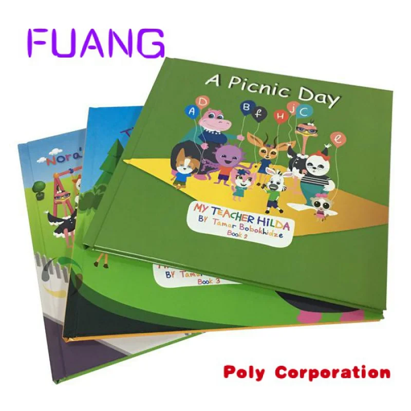 Custom  Eco-friendly cheap custom wholesale hardcover cover children book printing services custom custom hard cover book printing children hardcover book printer in china