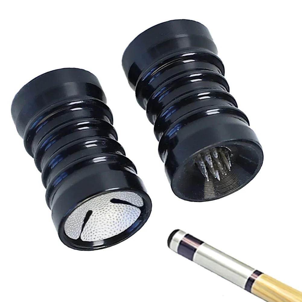 2 In 1 Billiard Cue Tip Repair Shaper Metal Snooker Billiard Pool Cue Tip Shaper Burnisher File Repair Tool Billiards Accessory