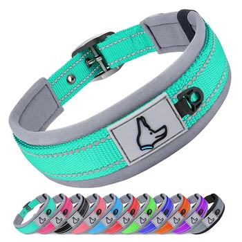 Padded Reflective Dog Collar – Heavy Duty 1