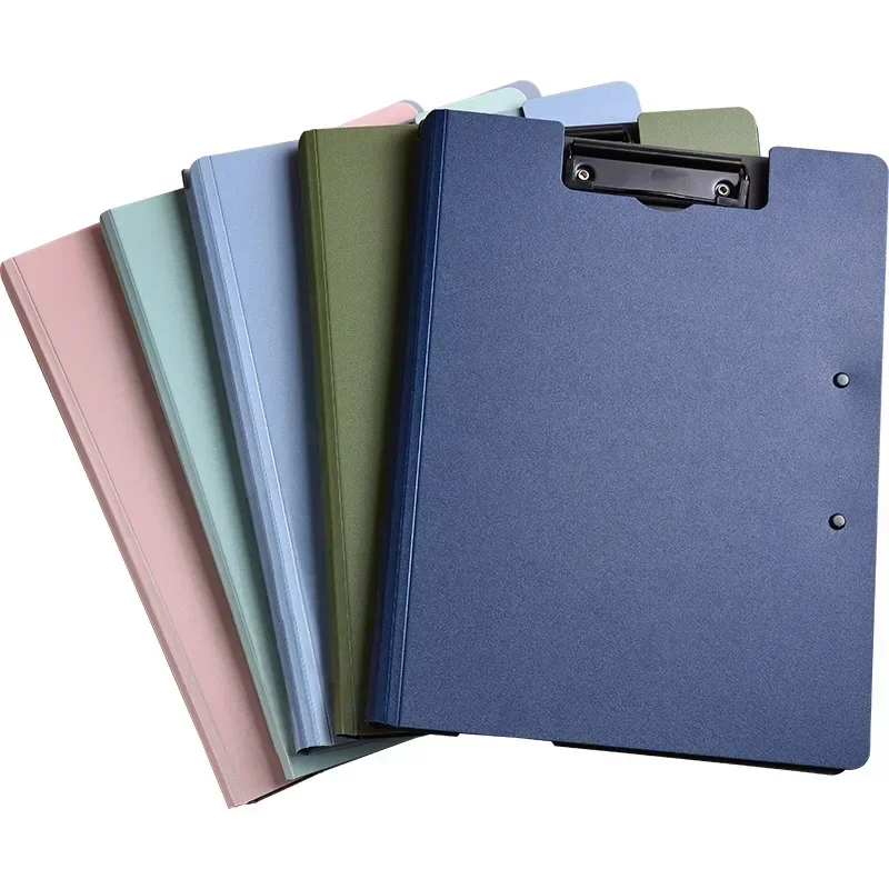 Writing Clipboard New A4 File Folder Clipboard Writing Pad Memo Clip Board Double Clips Organizer School Office Stationary