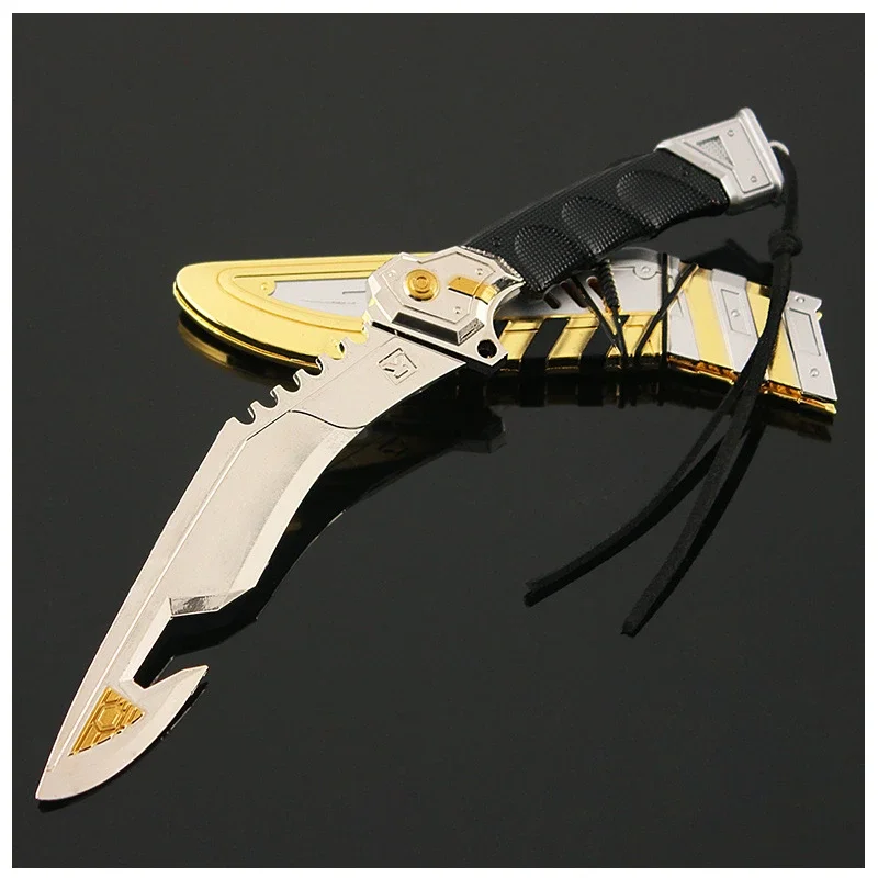 New 22cm Apex Legends Weapon Bangalore Uncut Anti-slip Handle Heirloom Wraith Metal Material Samurai Sword Model Gifts Toys Boys 6