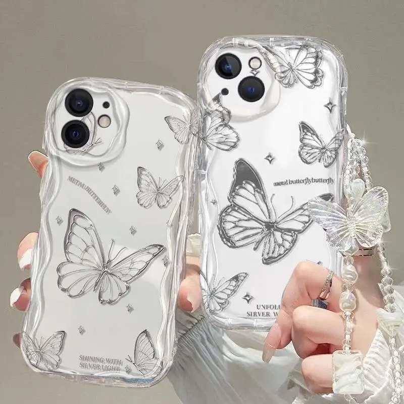 Butterfly Lanyard Phone Case with Universal Compatibility