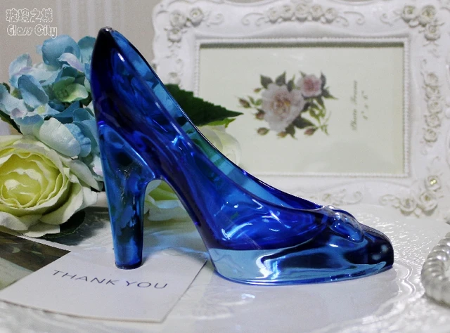 Glass Shoes High Heels Wedding Set Valentine's Day Christmas