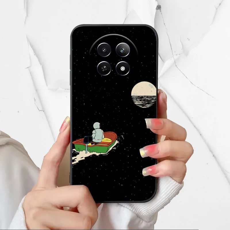 Astronaut Fashion Soft Silicone Phone Case - TPU Protective Shell Cover