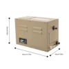 3KW Commercial Self-Draining Steam Generator Shower System Home Steam Bath Spa Generator 30 min to 12 Hours 2