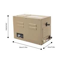 3KW Commercial Self-Draining Steam Generator Shower System Home Steam Bath Spa Generator 30 min to 12 Hours 2