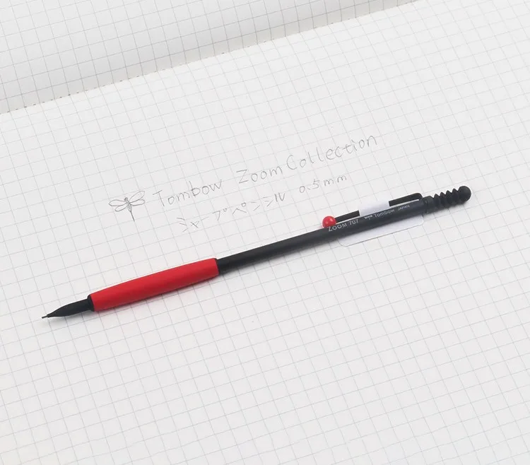 Japan TOMBOW 707 Schlanker, exquisiter Druckbleistift, Mini-Stiftstab aus 0,5 mm Metall mit stabilem Schreibpapier mit niedrigem Schwerkraft in der Mitte – Detail 10