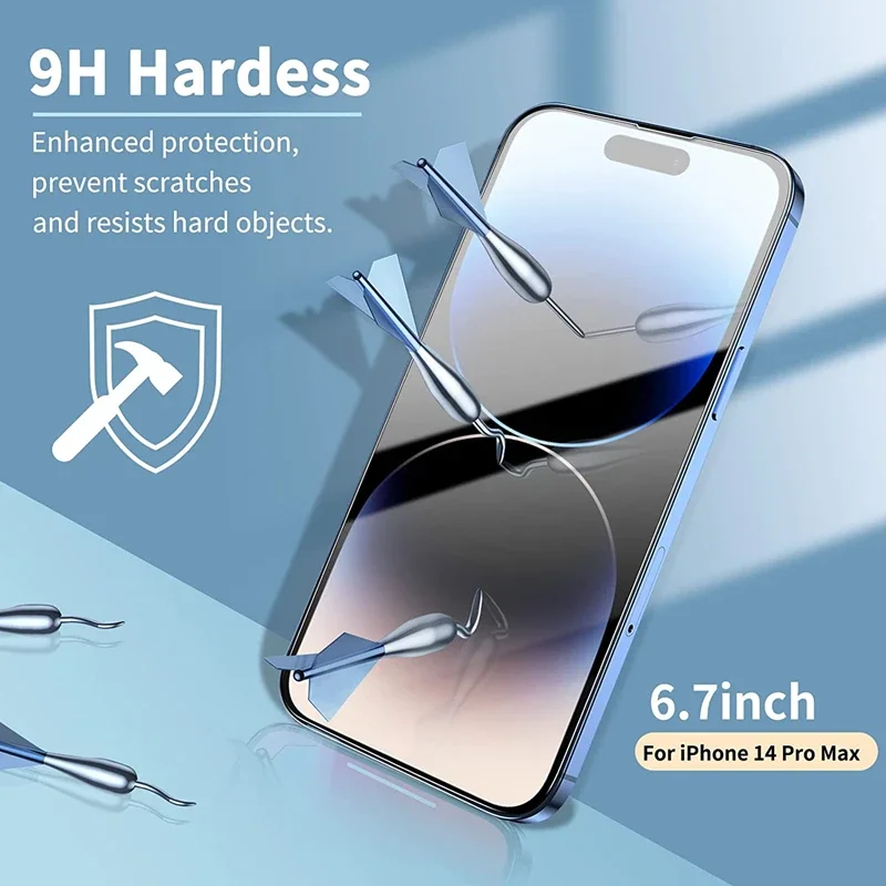 Premium 5-Pack Glass Screen Protector Phone Case with Cover Accessories