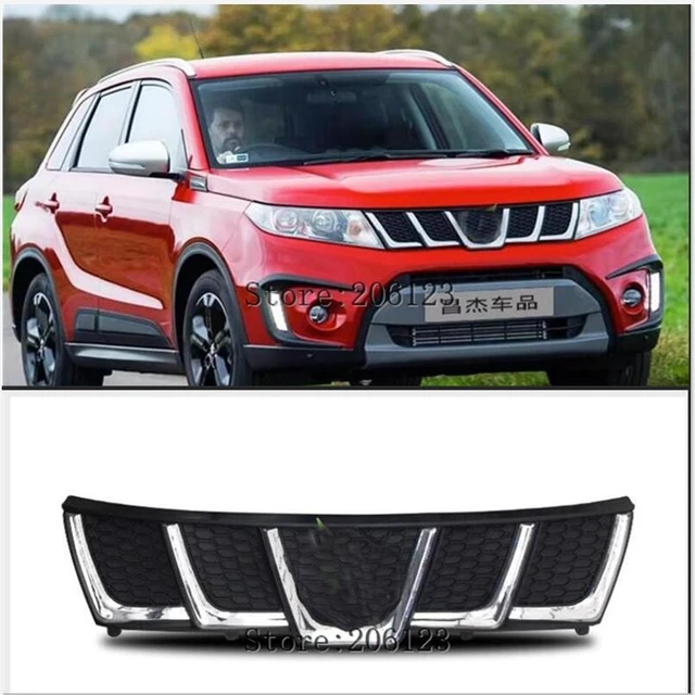 For Suzuki Vitara 2014 2015 2016 2017 2018 Car Front Bumper Chrome Front  Upper Bumper Hood Radiator Grill Grille New - AliExpress