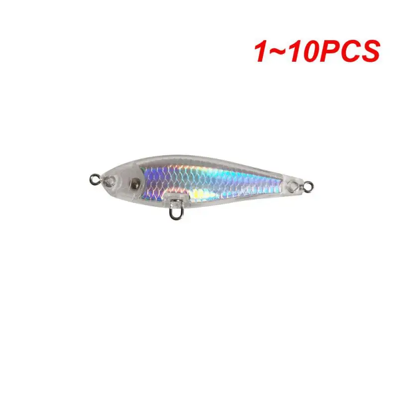 1 ~ 10Pcs Laser Bait Silver Tridimensionale Fish Eye Laser Realistico Mini Body Shape Simulation Bait Esca Ad Affondamento Lento