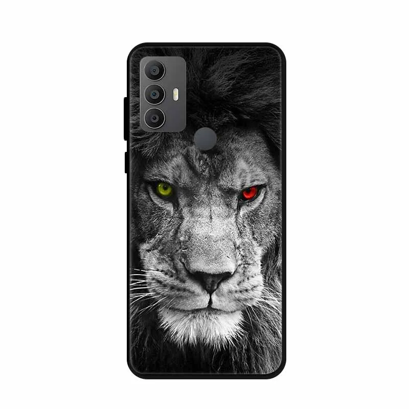Wolf & Lion Soft TPU Silicone Cartoon Case - Stylish Protective Bumper Coque