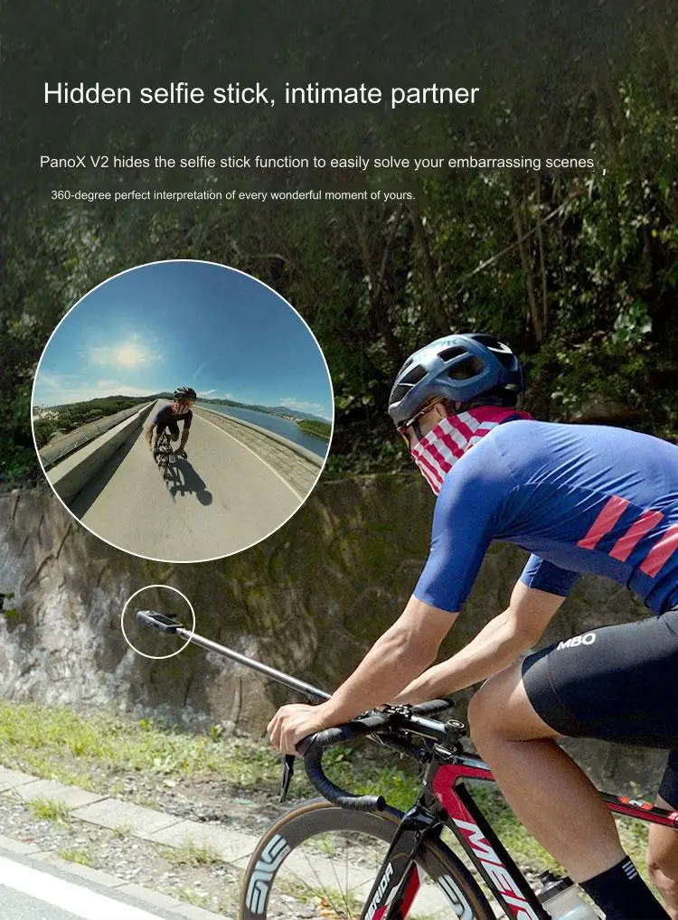 PilotPano PanoX V2 12K 360 Panoramic Photo 360 Panoramic Sports Camera Motorcycle For Motorcycle Riding