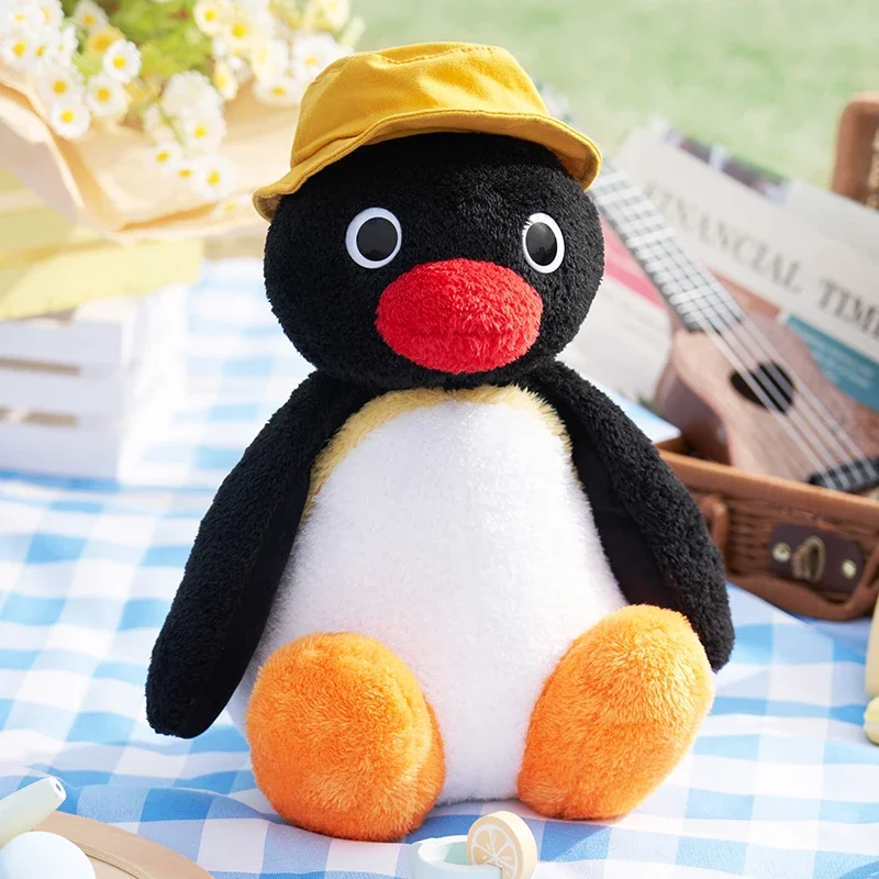 

New Pingu Pinga Sitting Position Penguin Kawaii Plush Kids Girls Boys Stuffed Animals Toys Children Gifts Car Pillow Doll Toys