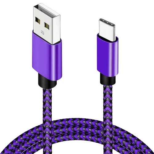High-Speed Nylon Braided USB Type C Charging Cable