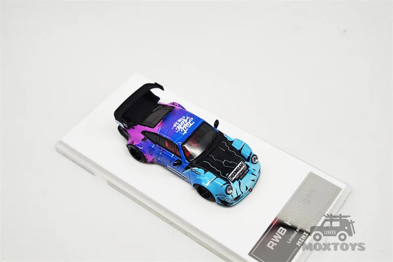 Mini Station 1:64 RWB 964 43 Ken Block / Targa Block43 Trailer Set