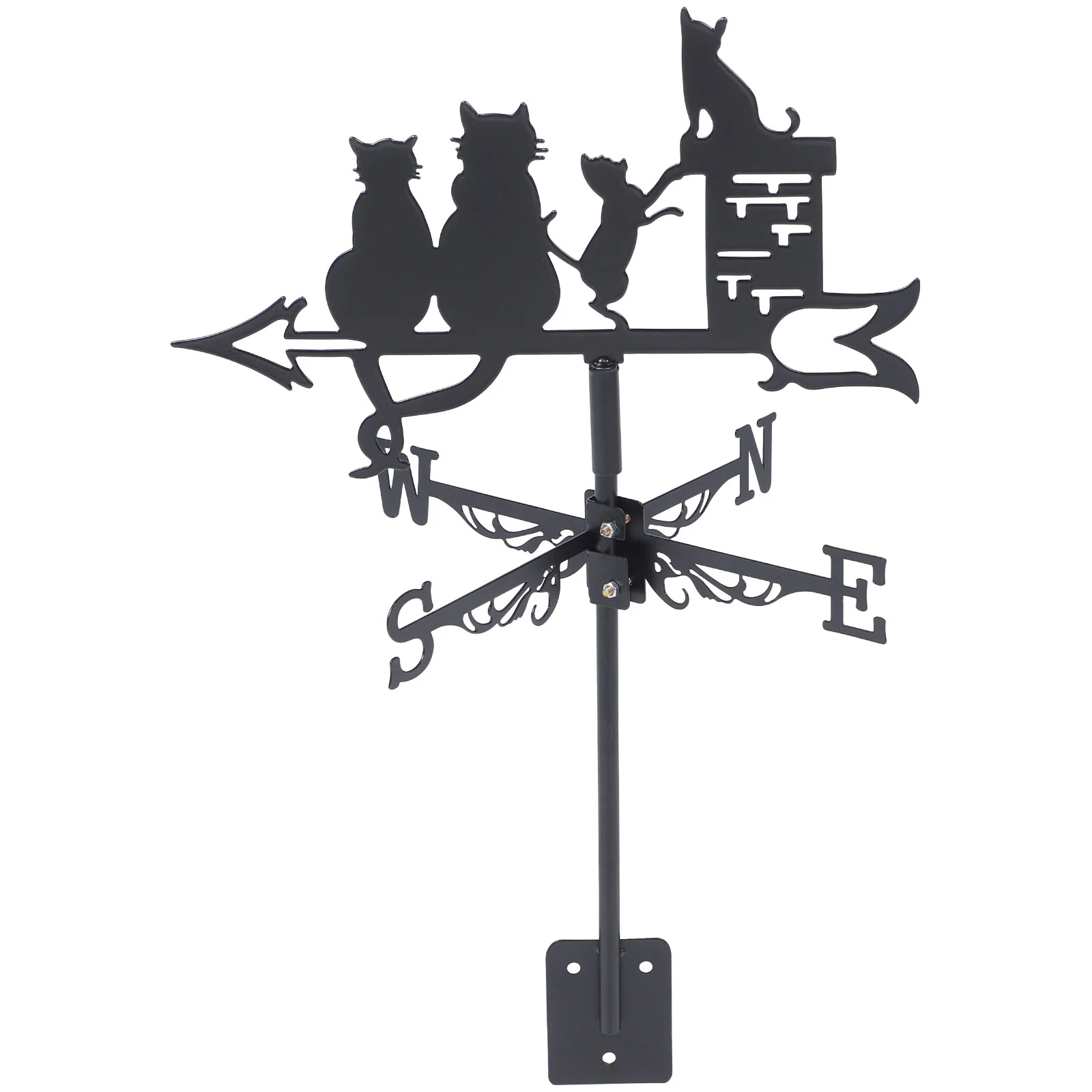 

Yard Decoration Garden Metal Direction Vane Ornaments Stakes Stainless Steel Ground Insert Garden Garden Lawn Wind Gauge