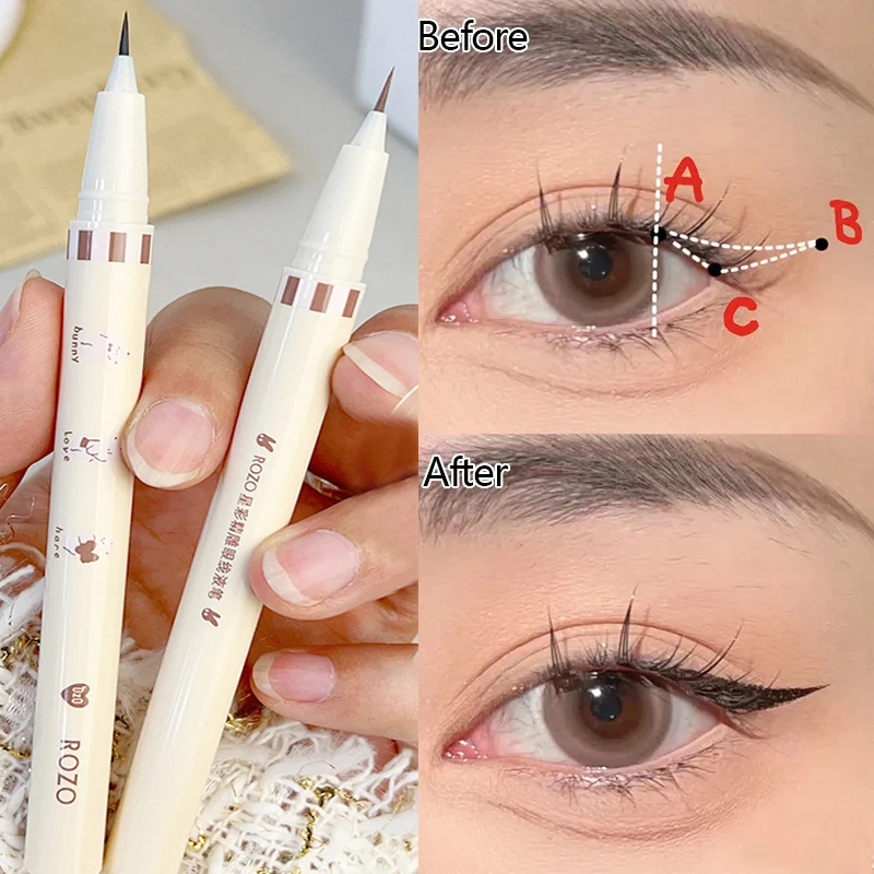 

Waterproof Matte Liquid Eyeliner Pen Lower Lashes Lying Silkworm Lasting Ultra-thin Eyeliner Pencil Eye Make-up Korean Cosmetics