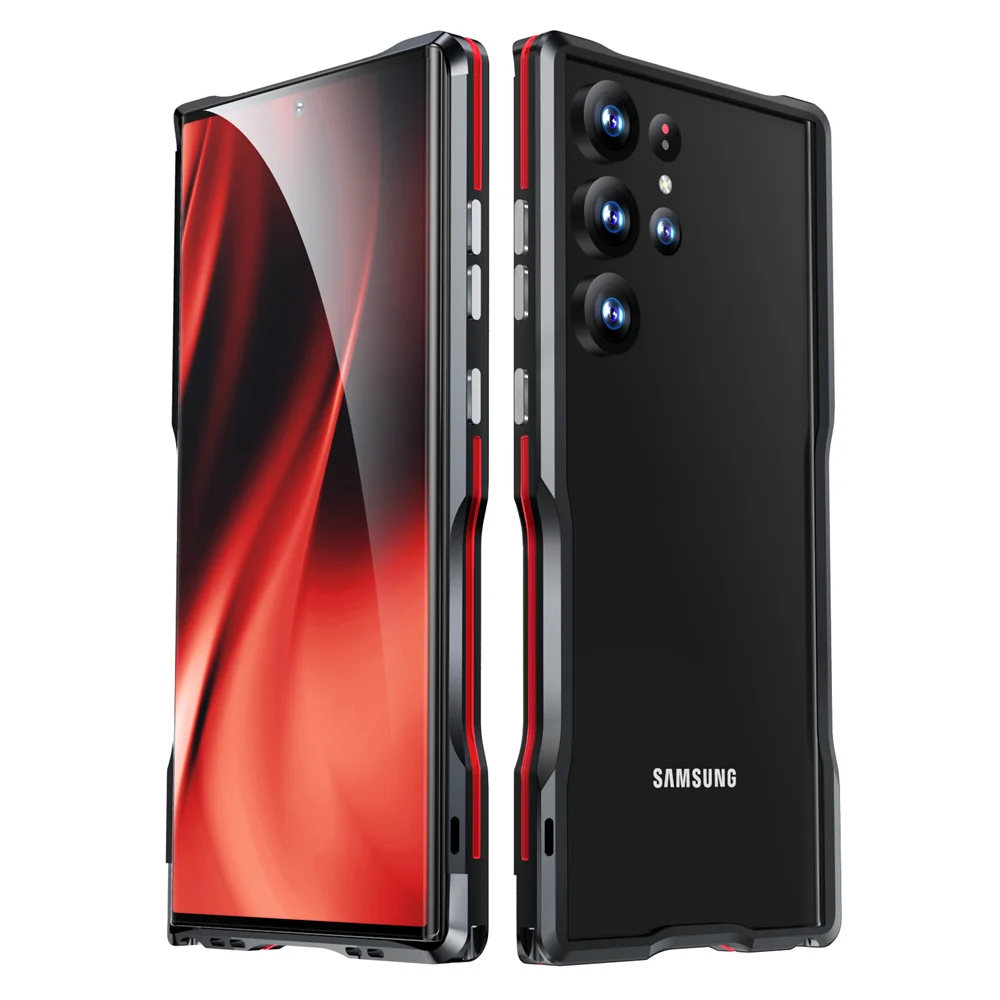 Coque Samsung Galaxy S23 Ultra 5G Hybride avec Alliage Aluminium