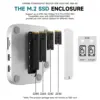 Minisopuru iExpandMate MINI4PRO Mac Mini M4 Dock with 4K@60 HDMI, 4TB M.2 NVMe SSD Enclosure for Mac Mini M4 Pro 2024 Hub Stand 2