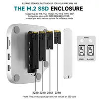 Minisopuru iExpandMate MINI4PRO Mac Mini M4 Dock with 4K@60 HDMI, 4TB M.2 NVMe SSD Enclosure for Mac Mini M4 Pro 2024 Hub Stand 2