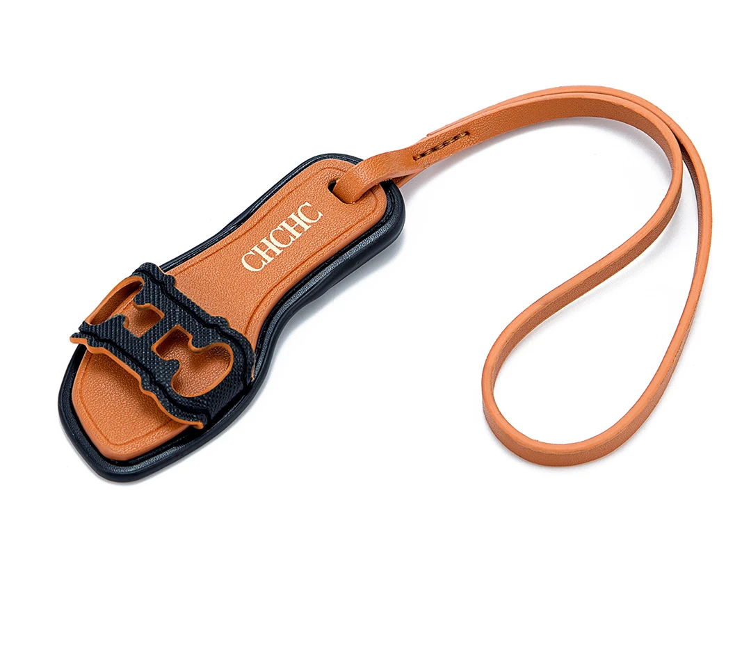 Light Luxury Brand High-quality Leather Women's Bag Pendant New Creative Shoe Type Design 2025 New Accessories For Women's Bag
