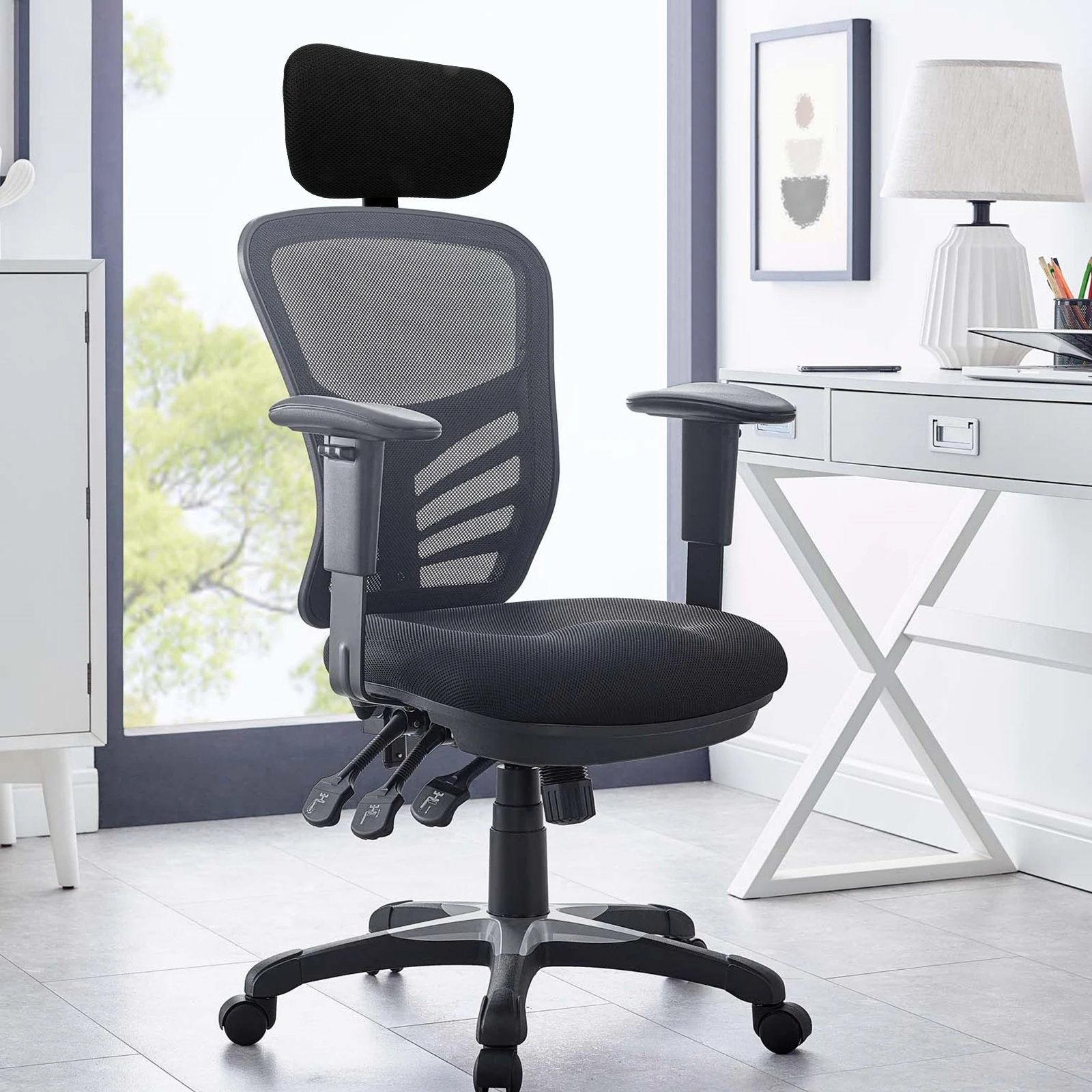 Office Computer Chair Headrest Retrofit Adjustable Computer Chair Head Pillow Office Head Backrest Headrest Height Accessories