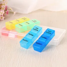 

Plastic Tablet Holder Tablet Container 21 Slots Pill Organizer Weekly Pill Storage Case Tablet Box Container Plastic Tablet