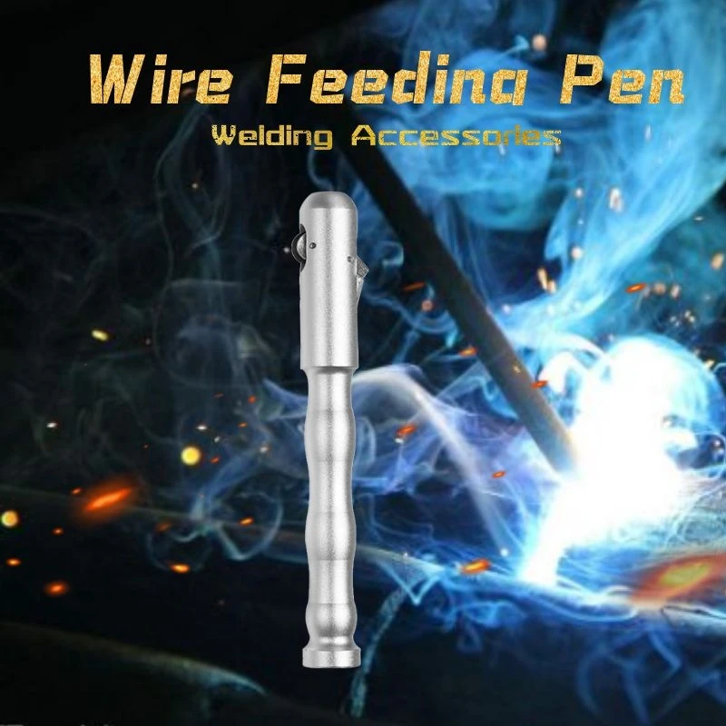 Welding Tig Pen Finger Feeder Rod Holder Filler Metal Pencil Red