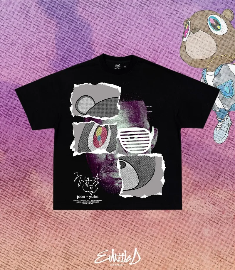 

Футболка мужская оверсайз с коротким рукавом и графическим принтом