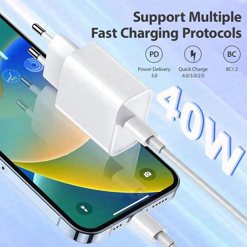 รูปสินค้า ชาร์จเร็ว 40W Type-C สำหรับ iPhone ทุกรุ่น