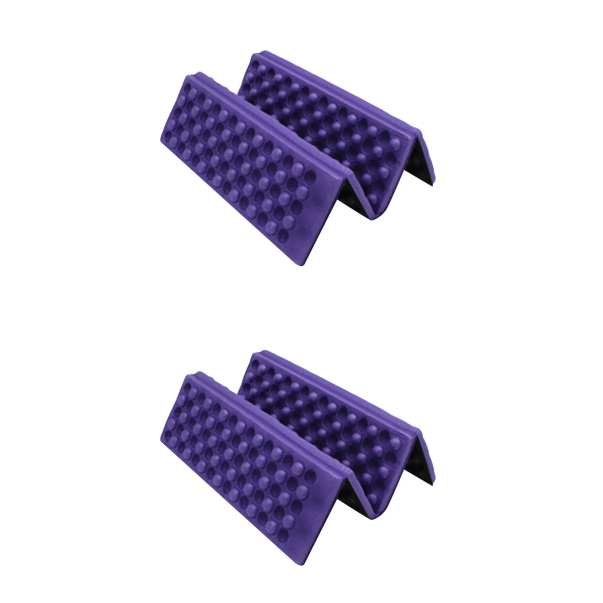 

2pcs Moisture-proof Folding XPE Pads Mat Cushion Seat for Camping Park Picnic (Purple)