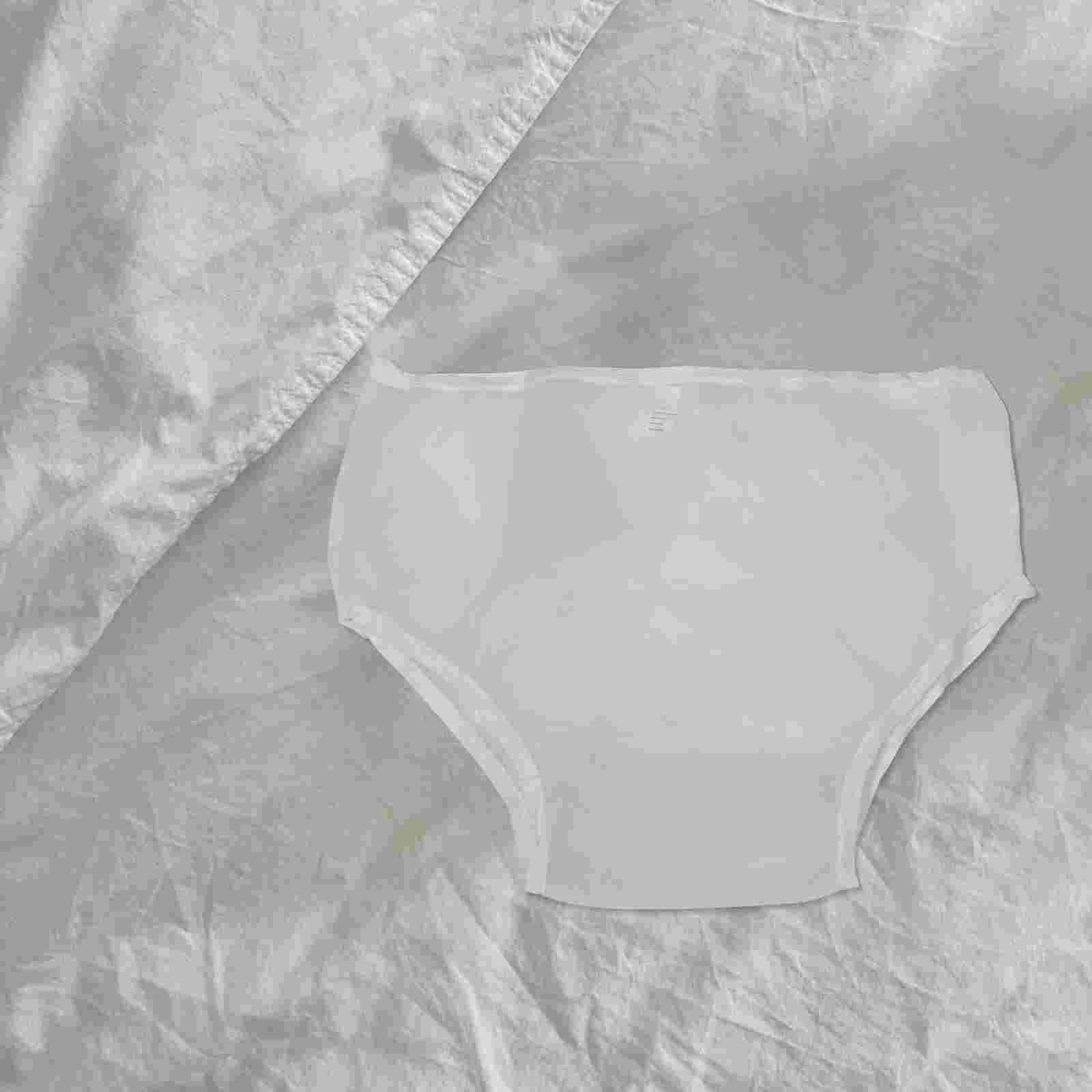 Reusable Diapers 2 Pcs Waterproof Diapers Washable Adult Eva Cover Elastic Covers Leak Elderly Anti-leak Leakproof for Home Nappies Pants