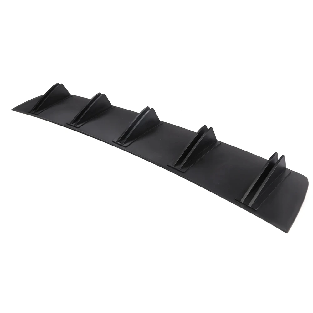 Universal Heckstoßstangenlippe ABS Haifischflossen-Diffusor Aerodynamisches gebogenes Design Einfache Installation Antikollision Stilvolles Autozubehör – Detail 4