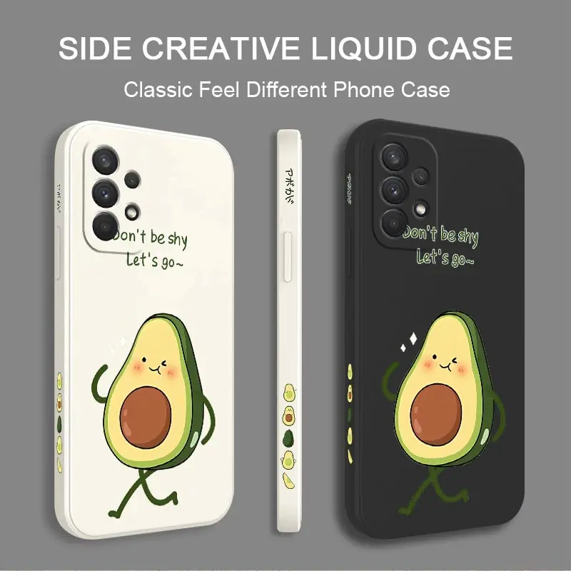 Avocado Family Silicone Phone Case - Stylish and Protective Cover