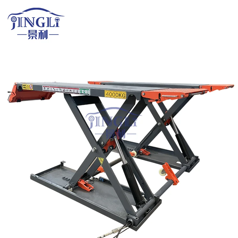 

3.5T Heavy Duty Movable Scissor Car Lift Hydraulic Car Hoist Commercial Mid Rise Workshop Car Lift New