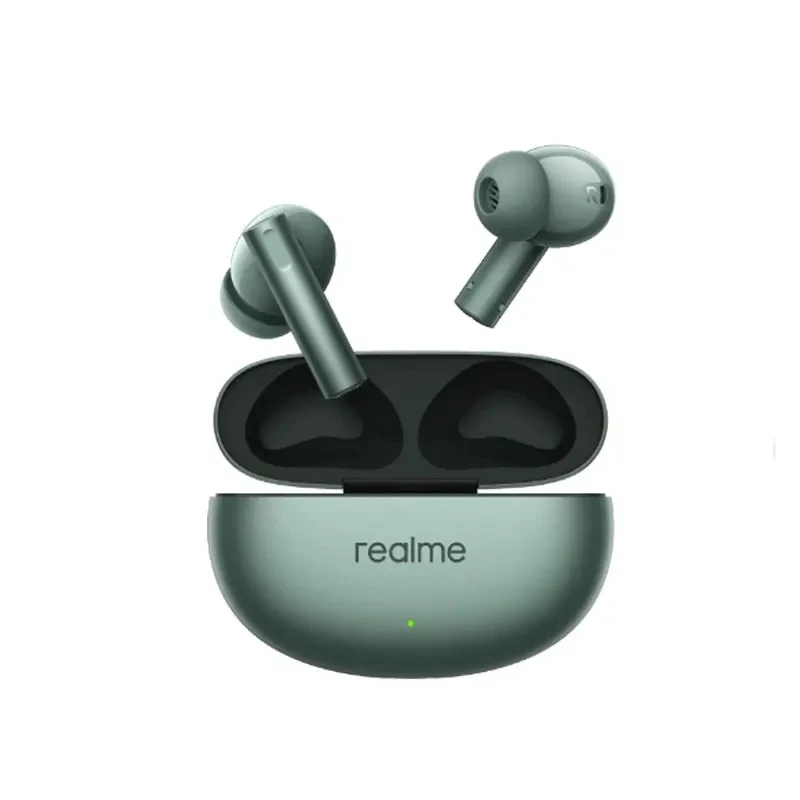 Realme 버즈 에어 6 무선 이어폰, 50dB 소음 감소, 방수 블루투스 5.3, 무선 고해상도 블루투스 헤드폰 2024, 신제품