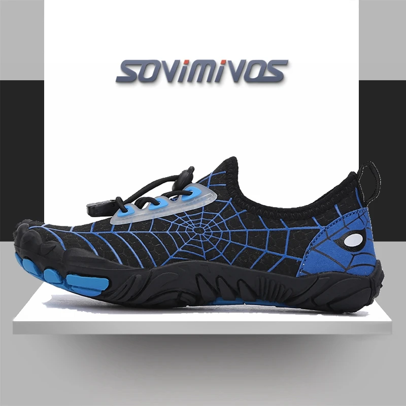 

Сандалии для мальчиков и девочек, быстросохнущие кроссовки с закрытым носком, для купания, серфинга, для пляжа, бассейна