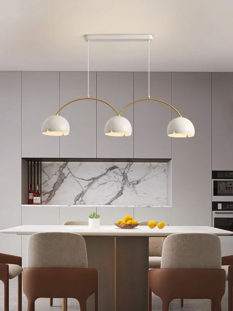 

Modern Minimalist Led Pendent Lamp For Dining Room Kitchen Bar Long Table Nordic Chandelier White Home Decoration Light Fixture