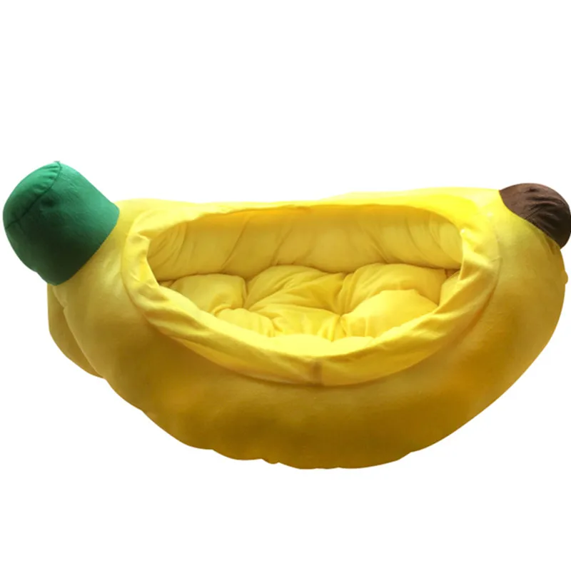 Big Banana Kennel Banana Bed Teddy Vip Corgi Cat Nest Addensato Pet Bed Cat Nest Rimovibile E Lavabile Four Seasons Nest