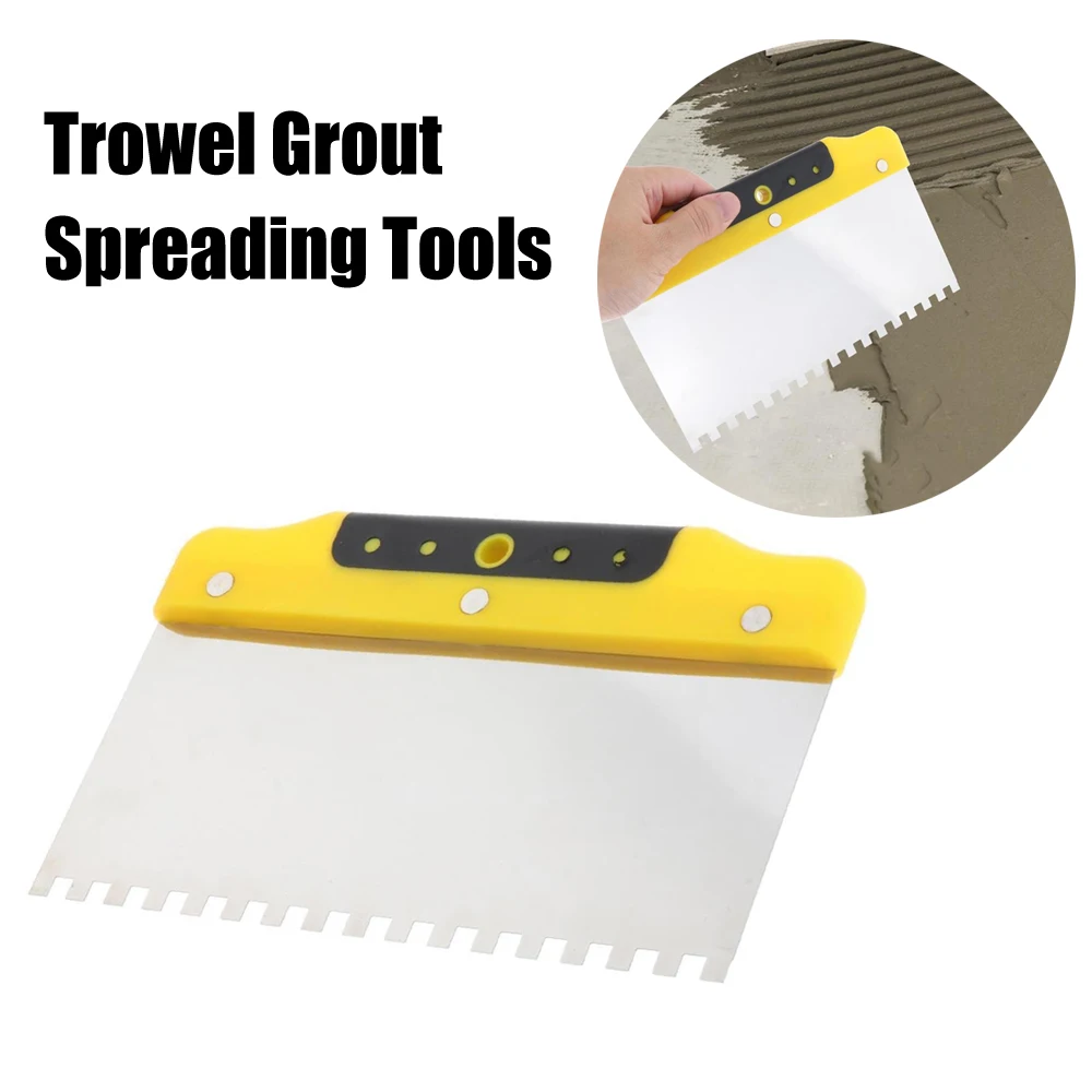 

Finishing Trowel Grout Spreading Tools Plaster Tiling Notched Spreader Putty Scraper Drywall Trowel Construction Tools